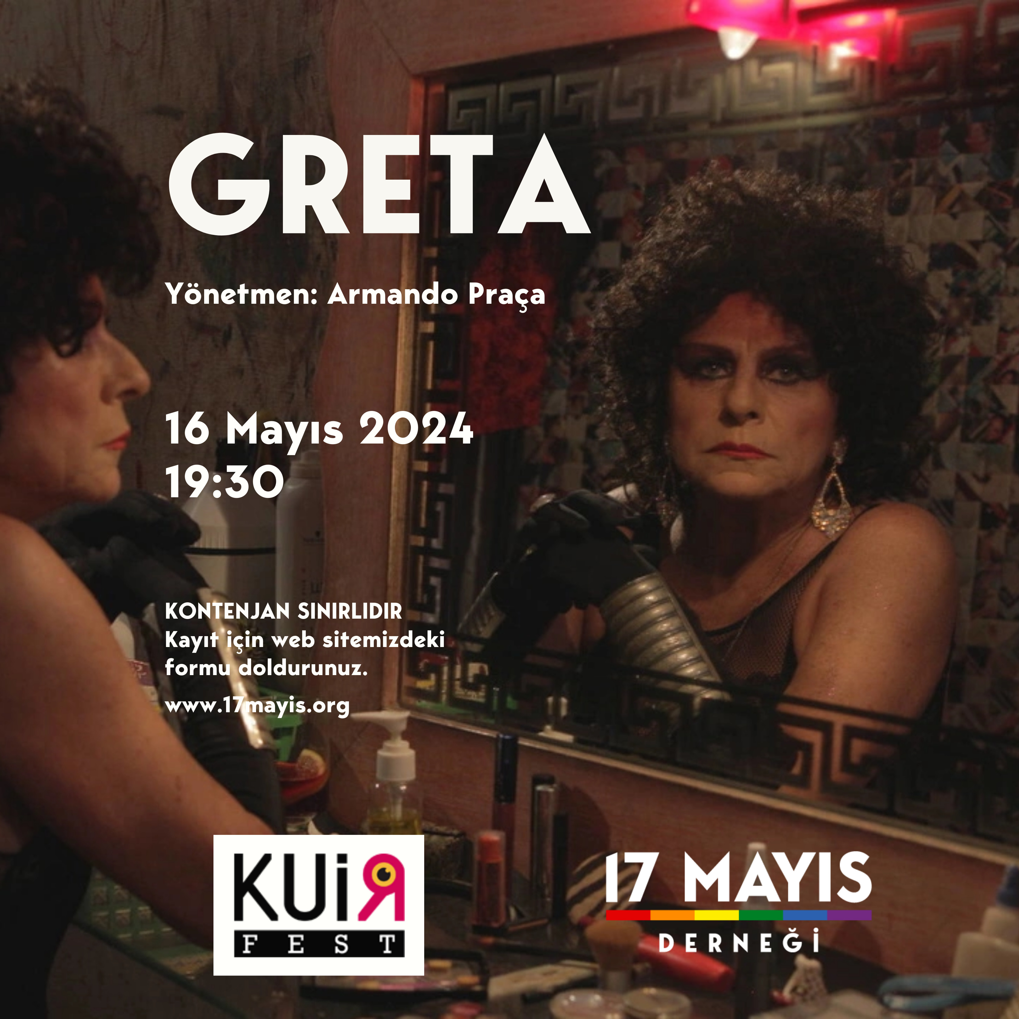 Greta (2019) film gösterimi etkinliğine davetlisiniz - 17 Mayıs