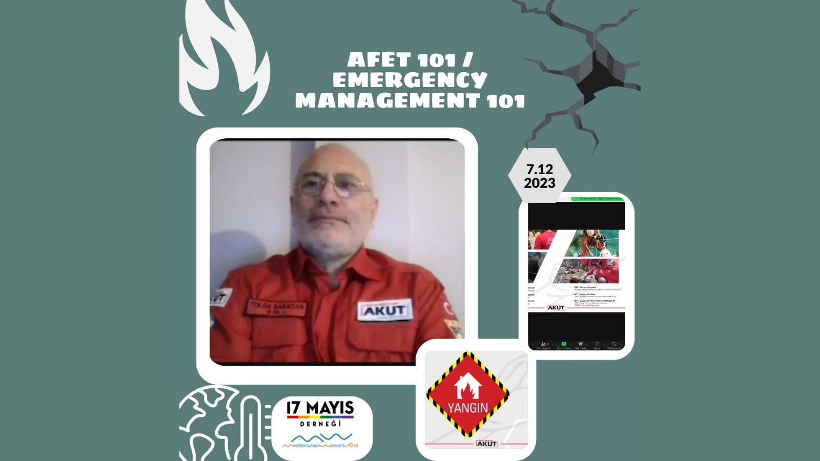 The May 17 Association got the Emergency Management101 training by AKUT  - May 17 Association